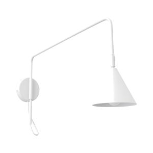 Apliques nox 1 branco aço 14x30x61cm