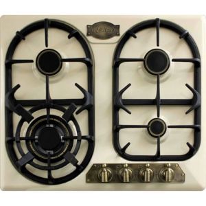 Placa de cozinha a gás - kaiser - empire kg 6325 - 60 cm - cor marfim - gra