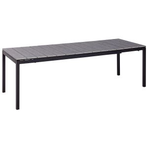 Mesa de refeição de jardim extensível tofane 198/248 cm 90 cm cinzento