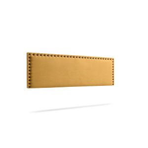 Cabeceira estofada modena aqualine 190x55x8 cm - mostarda - moonia