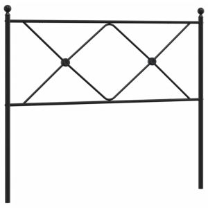 vidaXL cabecero de metal negro 107 cm