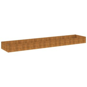 vidaXL jardinera acero corten 482x100x36 cm