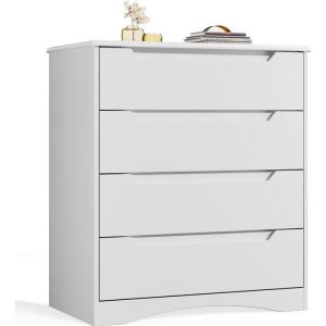 Cômoda com 4 gavetas - branco - 71 x 40 x 82 cm