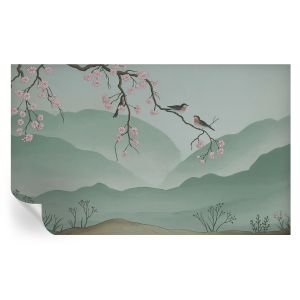 Papel de parede vinílico serenata japonesa 416x254 tulup