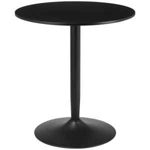 Mesa de cozinha redonda ø70x75 cm mdf e aço Homcom, casa - mesas