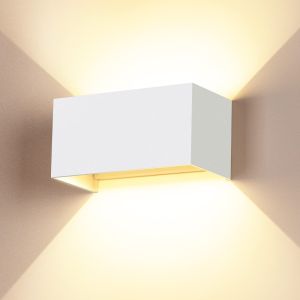 Luminária de parede interior e exterior impermeável regulável 24 w 3000 k
