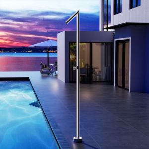 Chuveiro para piscina oklhaoma em aço inox | poolimex