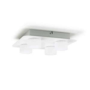 Candeeiro de teto LED pop s - 16,8 w - 4000 k - alumínio - azabak