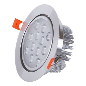 Foco downlight LED 12w 1200lm 4200ºk circular 40.000h [ho-LEDdown-12w-w]