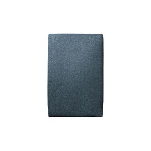 Cabeceira de cama estofada de 90 cm - tecido bleu bouclette - azul