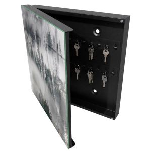 Caixa para chaves decorativa 30x30x5, abertura à esquerda tulup