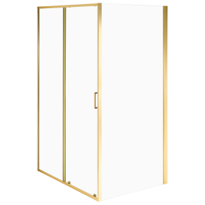 Cabine de duche langui 90 x 120 x 190 cm dourado