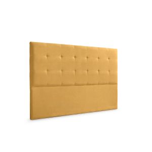 Cabeceira estofada astoria aqualine 145x120x8 cm - mostarda - moonia