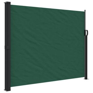 Toldo lateral retrátil 160x300 cm verde-escuro