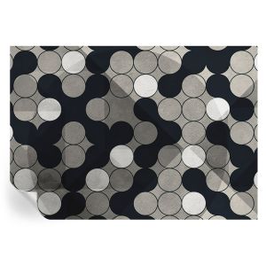 Papel de parede autocolante círculos geométricos 208x146 tulup
