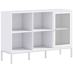Aparador de cozinha 120x37x81,5 cm color blanco Homcom, casa - cozinha
