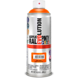 Spray acrílico brilhante pintyplus ral 400 ml (ral 2004 laranja pura)