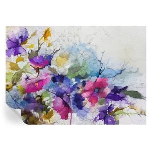 Papel de parede adesivo flores abstratas 208x146 tulup