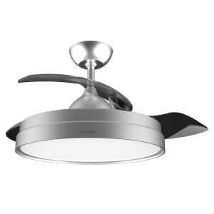 Cecotec ventoinha de teto com pás retrácteis e acabamento branco, iluminaçã