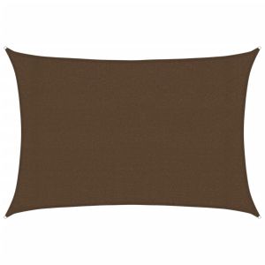Para-sol estilo vela 160 g/m² 3x5 m pead preto