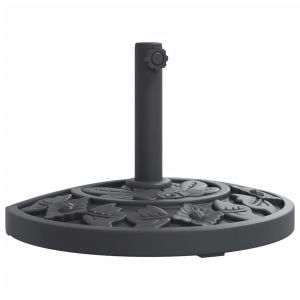 Base para guarda-sol p/ postes de ø38/48 mm 9 kg semicircular