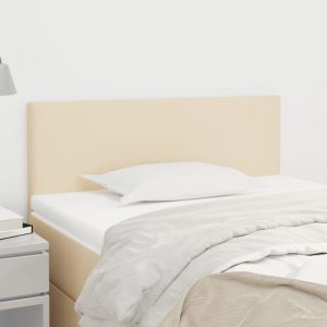 Cabeceira de cama tecido 100x5x78/88 cm creme
