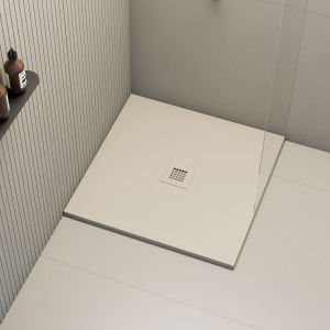 Base de duche poaLGi 90x90 cm branco perla - série hos's