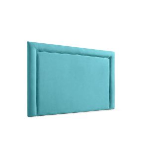 Cabeceira estofada regina aqualine 220x115x5 cm - turquesa - moonia