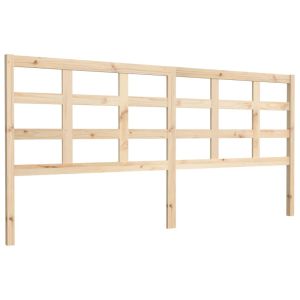 vidaXL cabecero de cama madera maciza de pino 205,5x4x100 cm