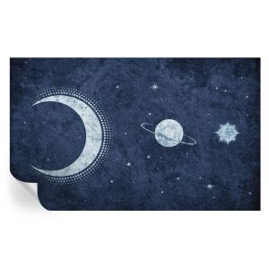 Papel de parede vinílico motivo de estrela 416x254 tulup