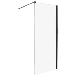 Painel de duche ahaus 80 x 190 cm preto