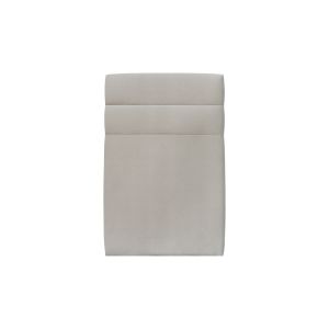 Cabeceira 90 cm lignes - tecido de veludo cinzento claro - cinzento claro