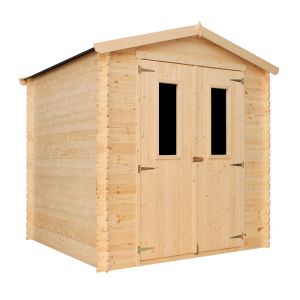 Galpão de madeira 3,53 m²  - H218 x 216 x 206 cm - TIMBELA M343C