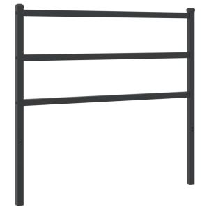 vidaXL cabecero de metal negro 100 cm