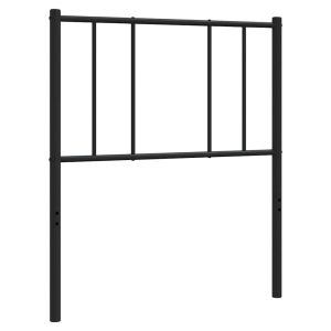 vidaXL cabecero de metal negro 100 cm
