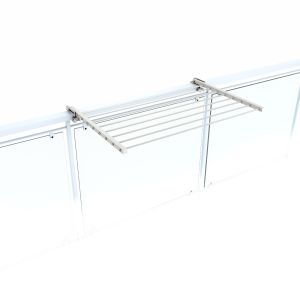 Estendal externo para roupa 62 cm, foxydry duo branco