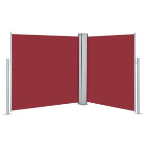 Toldo lateral retrátil 120x600 cm vermelho