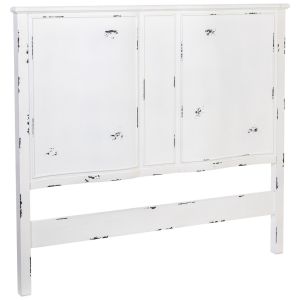 Cabeceira de madeira branca 150x6x130h cm