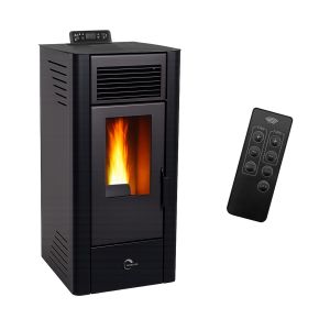 Salamandra a pellets anita 11,6 kw preto sannover