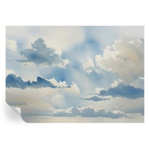 Papel de parede adesivo nuvens celestiais 208x146 tulup