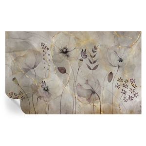 Papel de parede autocolante flores delicadas 416x254 tulup