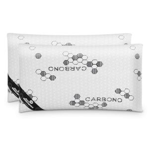 Nalui almofadas viscoelásticas carbono firmeza média aloe vera 70x38 cm