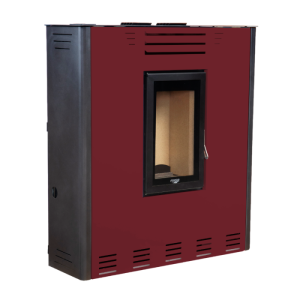 Salamandra a pellets pasillo s-plus 11,8 kw com Wi-Fi - bordô