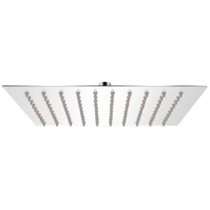 Cabezal de ducha cuadrado efecto lluvia acero inoxidable 20x20