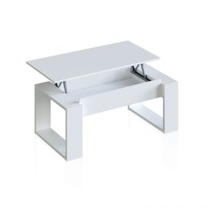 Mesa de centro elevável com arrumação oculta 105 x 45-54 cm neo