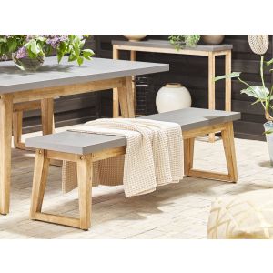 Banco de jardim oria 160 cm betão cinzento