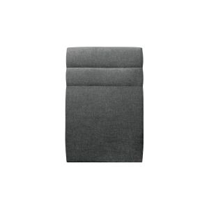 Cabeceira 90 cm lignes - tecido tela fosca gris antracite - cinzento antrac
