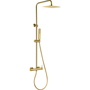 Conjunto de duche monocomando toscana ouro escovado [ imex® ]