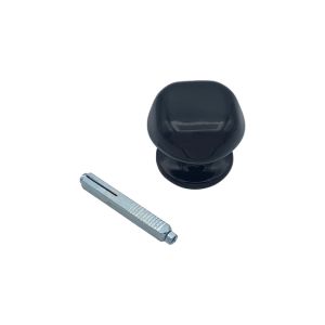 Puxador de porta D60 mm - Alumínio preto