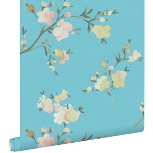 Estahome papel de parede   flores de cerejeira 53 cm x 10.05 m 148753